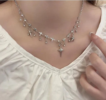 Elegant Simple Style Streetwear Star Alloy Women'S Necklace