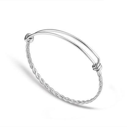 Elegant Solid Color 316L Stainless Steel  Bangle In Bulk