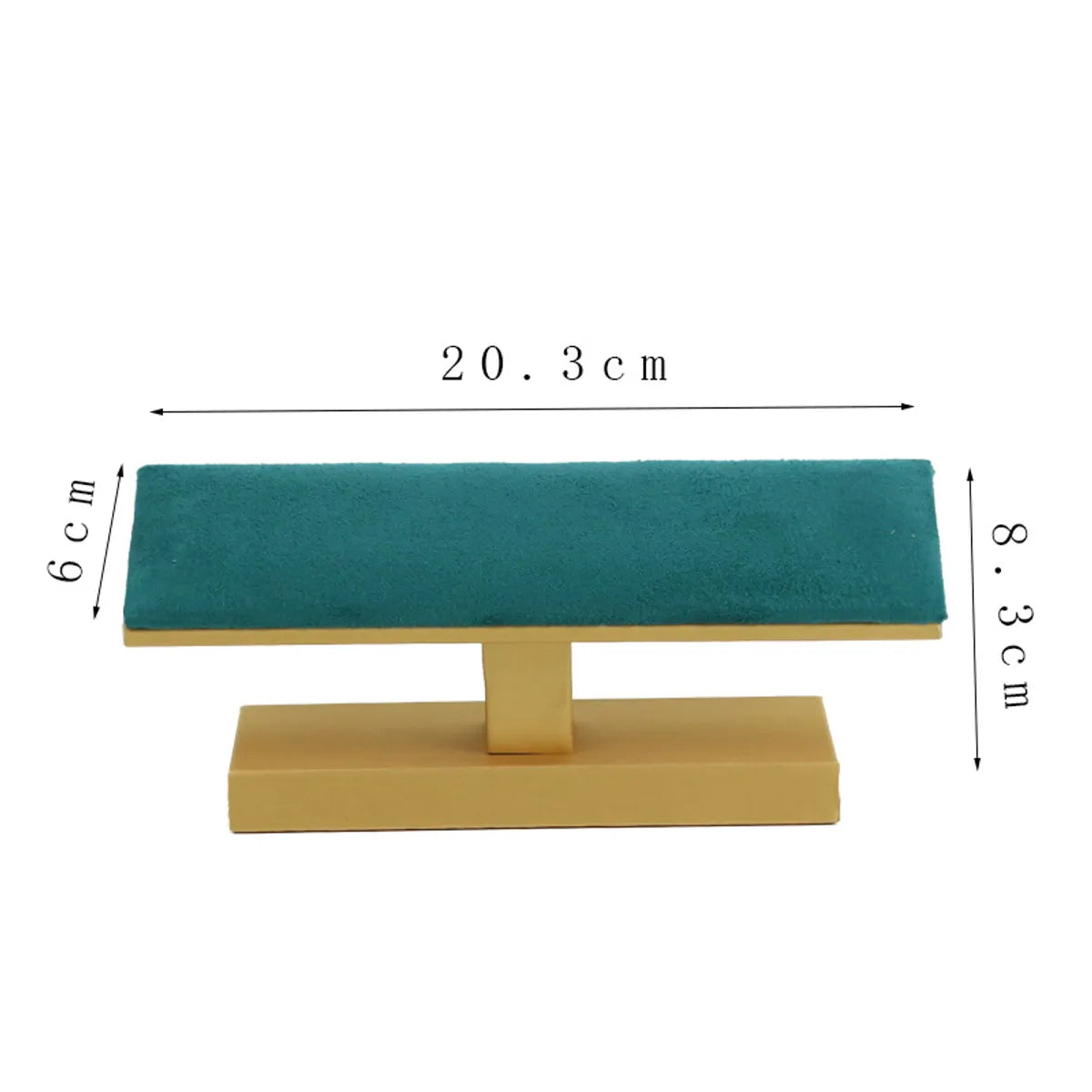 Elegant Solid Color Brushed Leather Mixed Materials Jewelry Rack