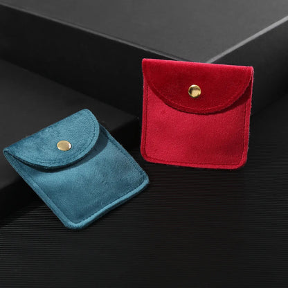 Elegant Solid Color Cloth Jewelry Packaging Bags