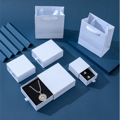 Elegant Solid Color Flannel Jewelry Boxes