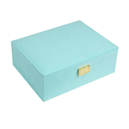 Elegant Solid Color Flannel Jewelry Boxes