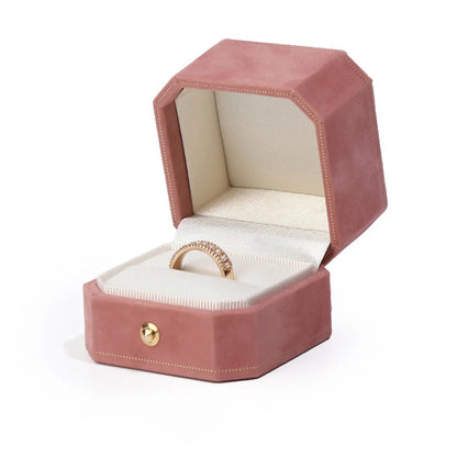 Elegant Solid Color Flannel Wholesale Jewelry Boxes