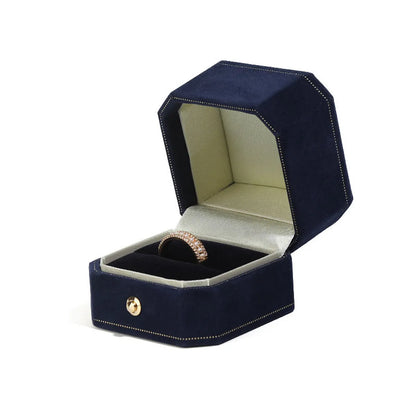 Elegant Solid Color Flannel Wholesale Jewelry Boxes