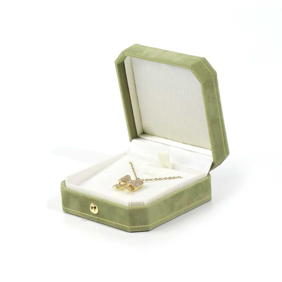 Elegant Solid Color Flannel Wholesale Jewelry Boxes