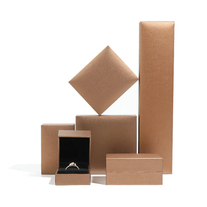 Elegant Solid Color Paper Flannel Wholesale Jewelry Boxes