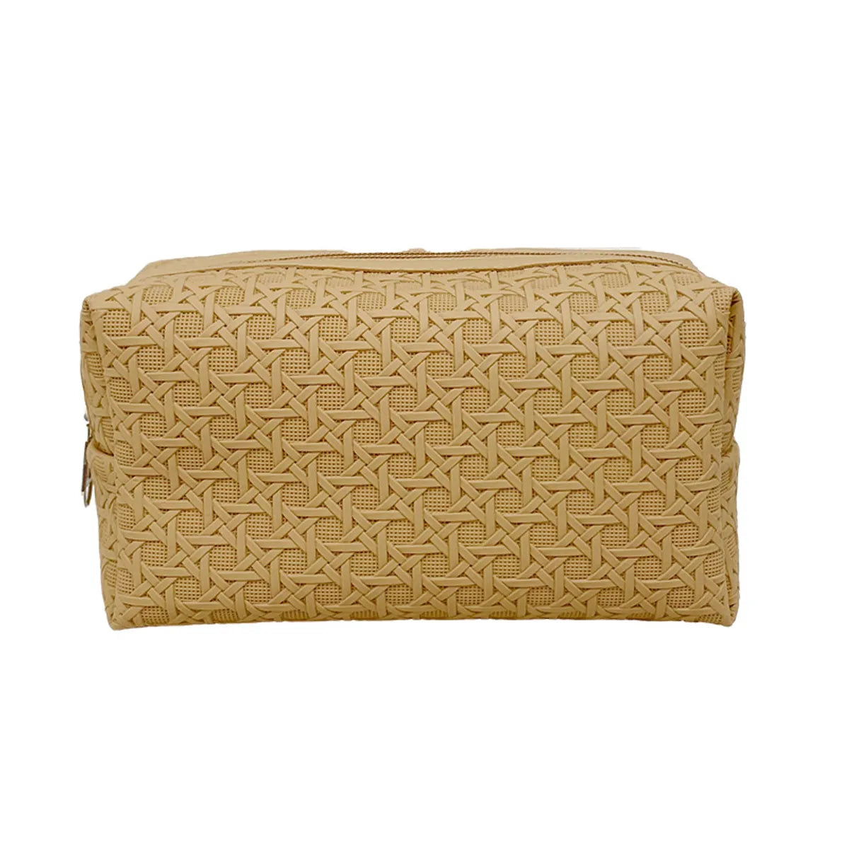 Elegant Solid Color Pvc Square Makeup Bags