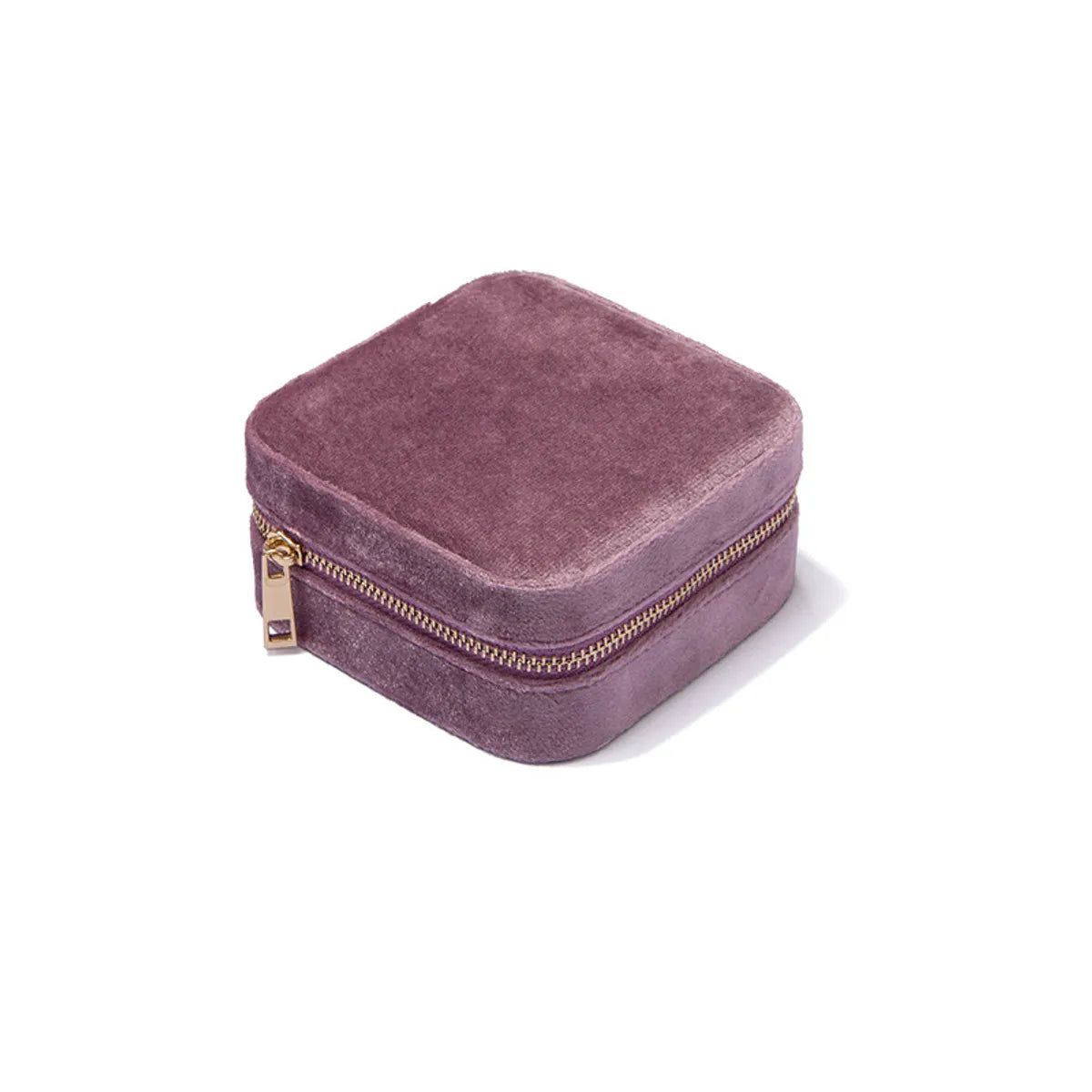 Elegant Solid Color Velvet Jewelry Boxes