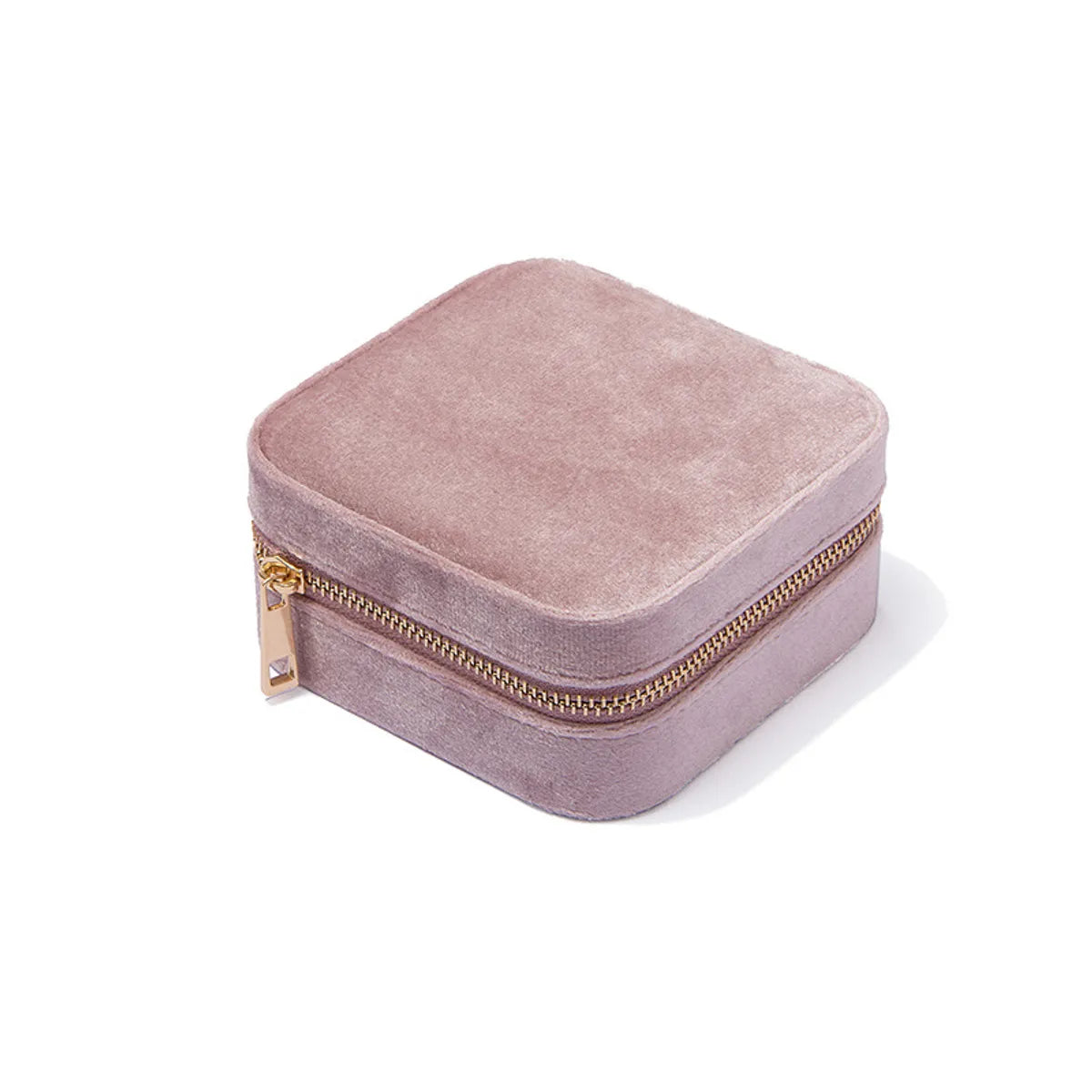 Elegant Solid Color Velvet Jewelry Boxes