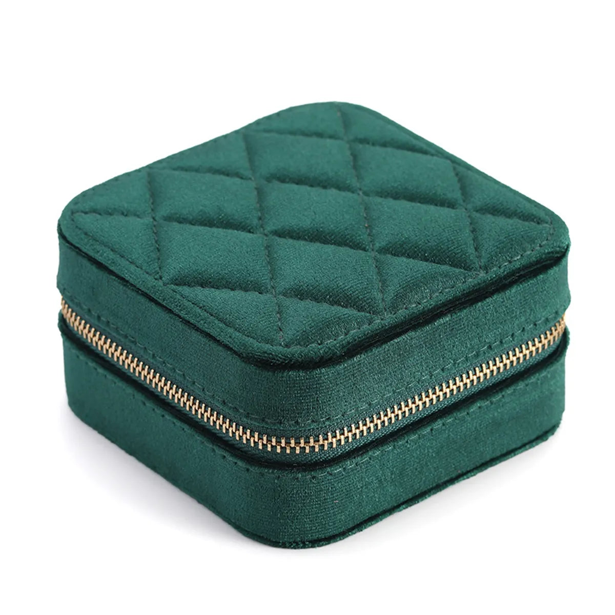 Elegant Solid Color Velvet Jewelry Boxes