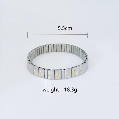 Elegant Star 304 Stainless Steel Bangle In Bulk