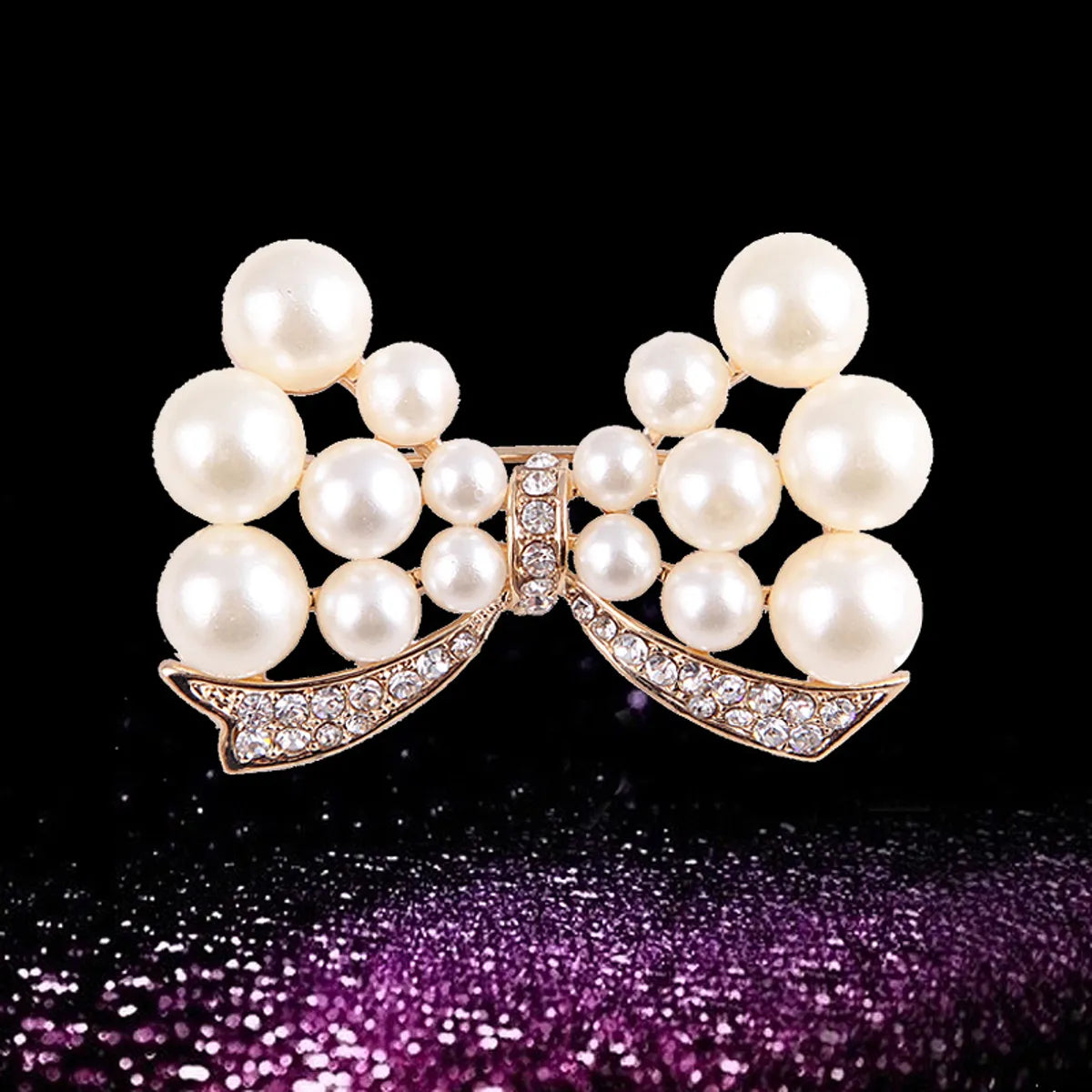 Elegant Star Flower Snowflake Imitation Pearl Alloy Rhinestone Women'S Brooches