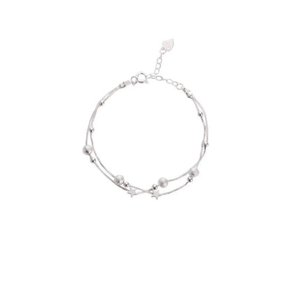 Elegant Star Sterling Silver Plating Bracelets