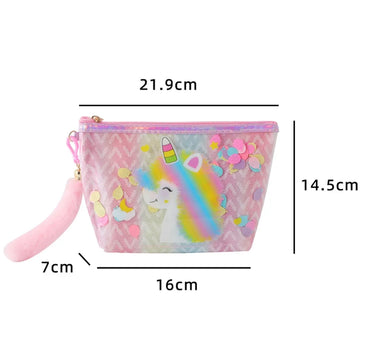 Elegant Streetwear Animal PVC Square Makeup Bags