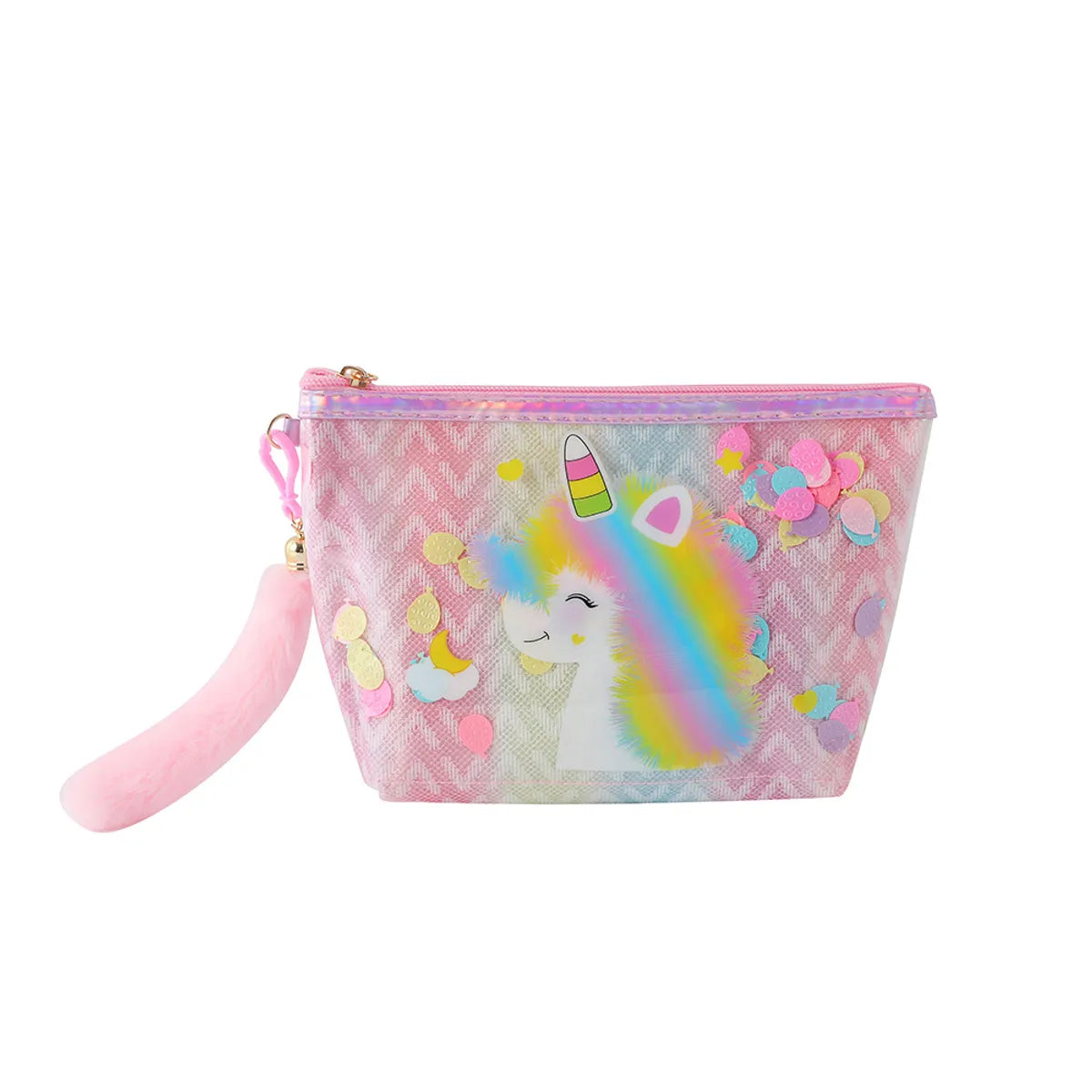 Elegant Streetwear Animal PVC Square Makeup Bags