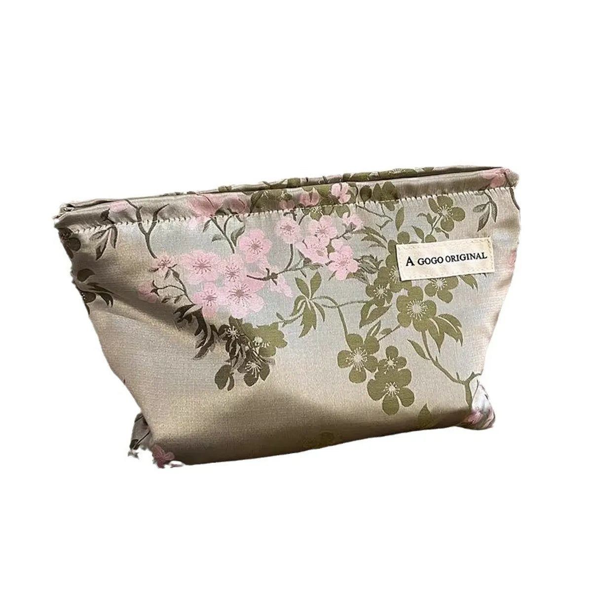 Elegant Streetwear Flower Cotton Square Makeup Bags