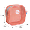 Elegant Streetwear Letter Net Square Makeup Bags