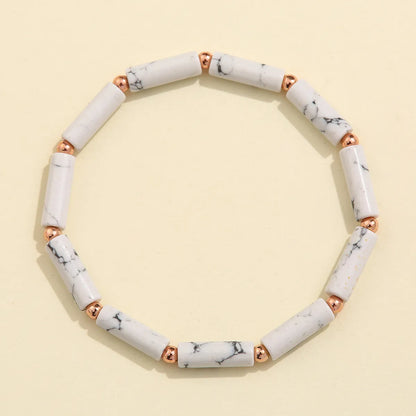 Elegant Streetwear Solid Color Natural Stone Bracelets