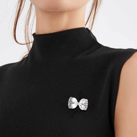 Elegant Sweet Bow Knot Alloy Women'S Brooches