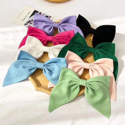 Elegant Sweet Bow Knot Cloth Hair Clip 1 Piece