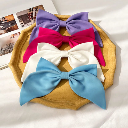 Elegant Sweet Bow Knot Cloth Hair Clip 1 Piece