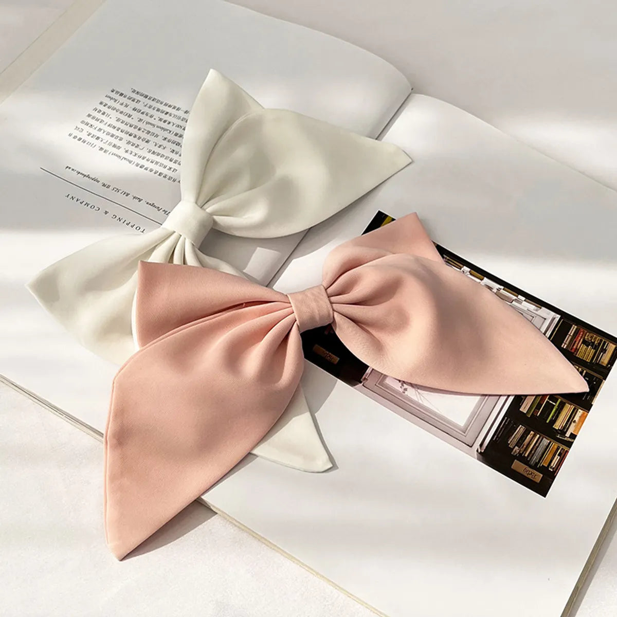 Elegant Sweet Bow Knot Cloth Hair Clip 1 Piece