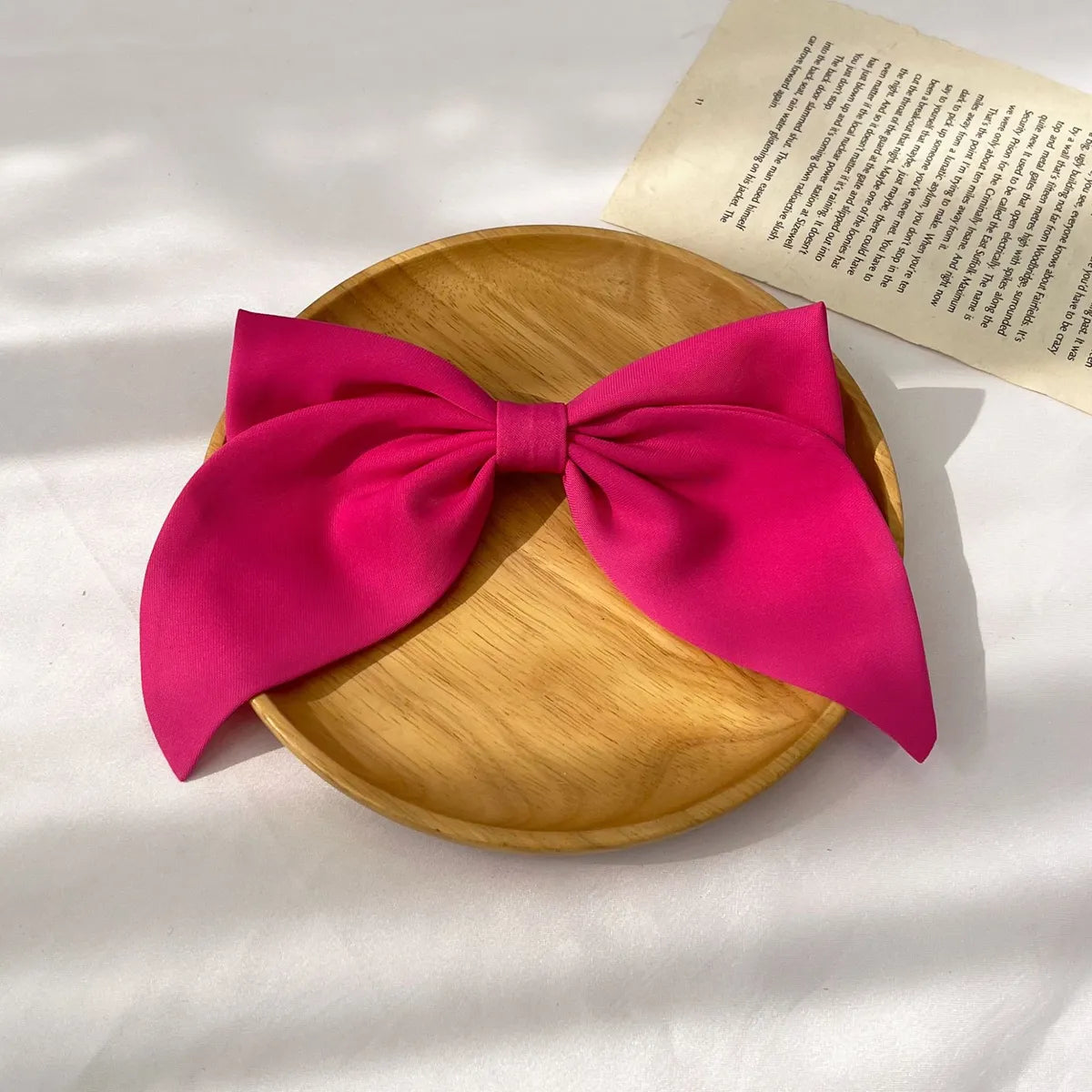 Elegant Sweet Bow Knot Cloth Hair Clip 1 Piece