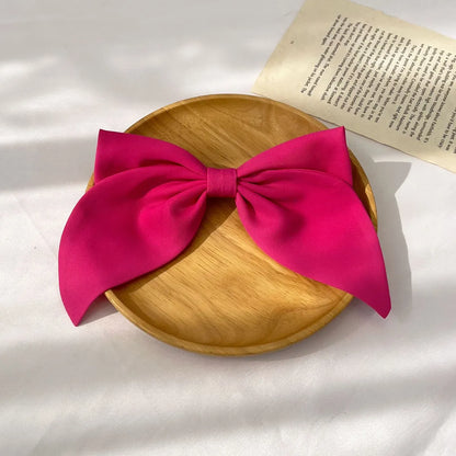 Elegant Sweet Bow Knot Cloth Hair Clip 1 Piece