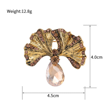 Elegant Sweet Cool Style Animal Flower Alloy Rhinestones Unisex Brooches