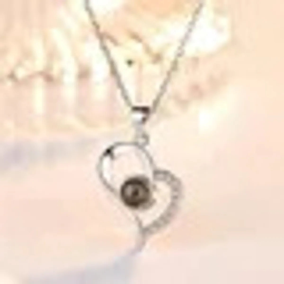 Elegant Sweet Heart Shape Alloy Zinc Alloy Plating Women's Pendant Necklace