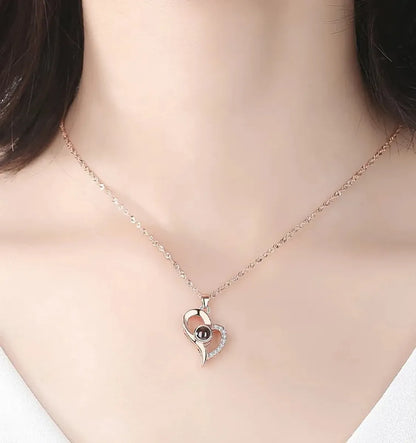 Elegant Sweet Heart Shape Alloy Zinc Alloy Plating Women's Pendant Necklace