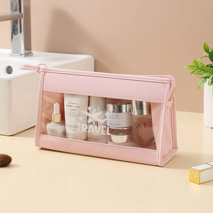 Elegant Vacation Geometric PVC Square Makeup Bags