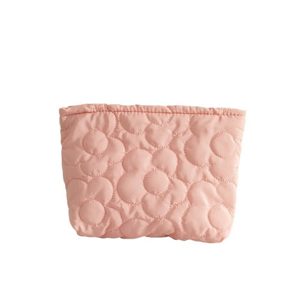 Elegant Vacation Solid Color Polyester Square Makeup Bags