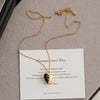 Elegant Wedding Pastoral Heart Shape Artificial Pearl Brass Beaded Inlay Natural Stone Zircon 18K Gold Plated Women'S Earrings Necklace