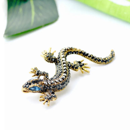 Ethnic Style Animal Alloy Plating Inlay Rhinestones Unisex Brooches