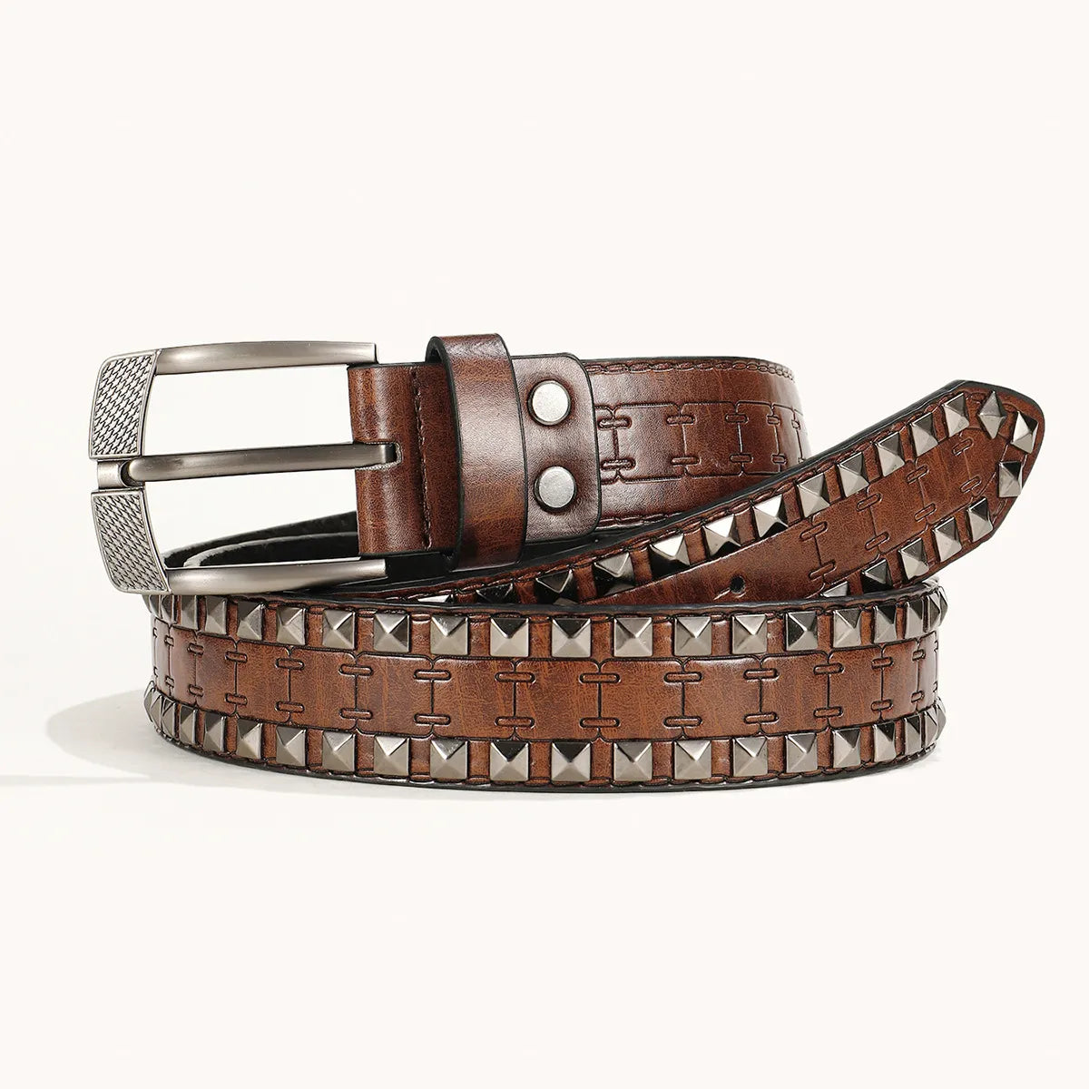 Ethnic Style Bohemian Bull Head Pu Leather Alloy Unisex Leather Belts