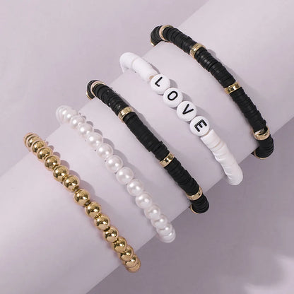 Ethnic Style Bracelet Set Alloy Pearl Creative Bracelet Wholesale