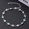 Ethnic Style Classic Style Artistic Devil'S Eye Heart Shape Simple 304 Stainless Steel Bracelets In Bulk