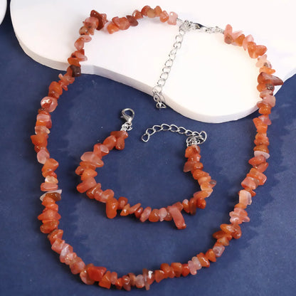 Ethnic Style Classic Style Geometric Stone Wholesale Bracelets Necklace Jewelry Set