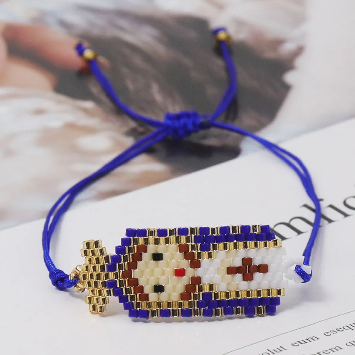 Ethnic Style Classic Style IG Style Virgin Mary Maria Glass Rope Wholesale Drawstring Bracelets