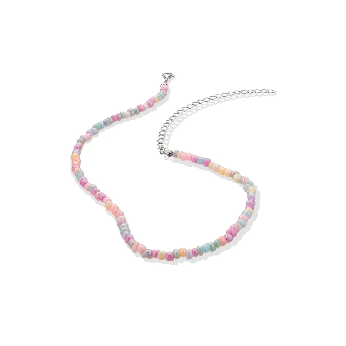 Ethnic Style Color Block Beaded Choker