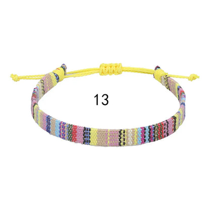 Ethnic Style Colorful Cloth Unisex Nepal Bracelets