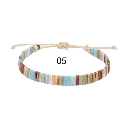 Ethnic Style Colorful Cloth Unisex Nepal Bracelets