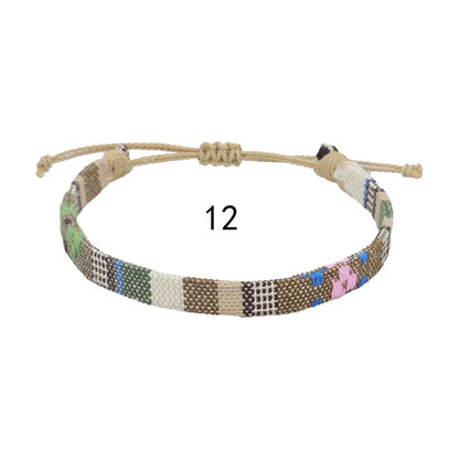 Ethnic Style Colorful Cloth Unisex Nepal Bracelets