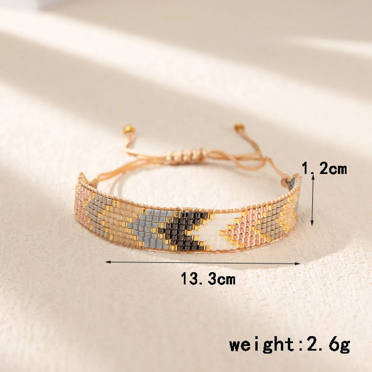 Ethnic Style Devil's Eye Glass Beaded Knitting Women's Bracelets