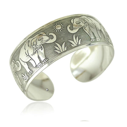 Ethnic Style Elephant Alloy Plating Women'S Bangle 1 Piece