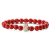 Ethnic Style Elephant Natural Stone Beaded Unisex Bracelets