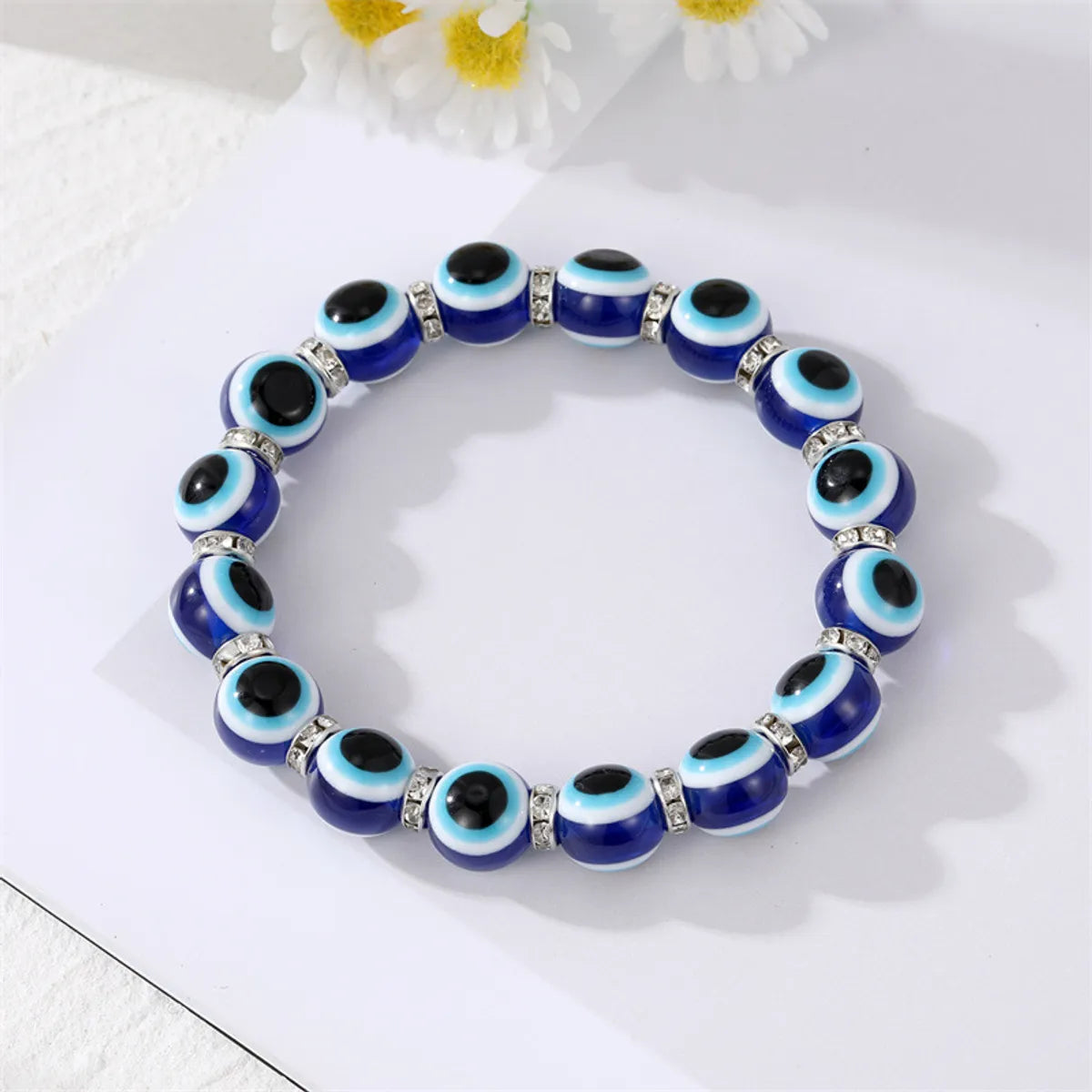 Ethnic Style Eye Resin Beaded Women's Bracelets 1 Piece