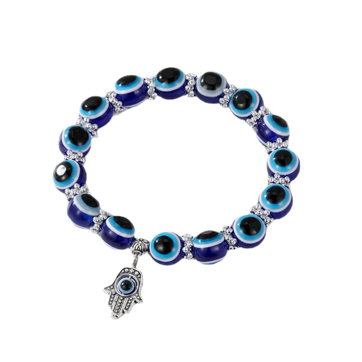 Ethnic Style Eye Resin Beaded Women's Bracelets 1 Piece