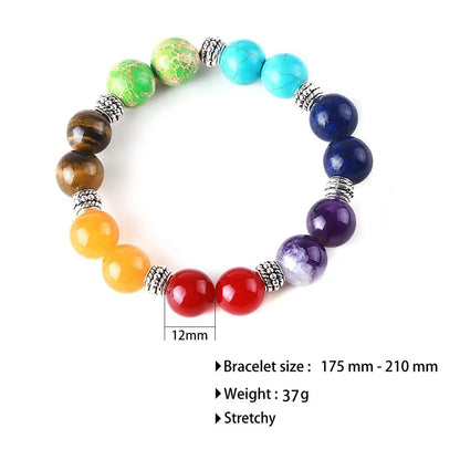 Ethnic Style Geometric Alloy Natural Stone Beaded Bracelets